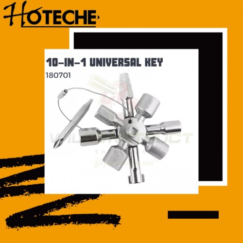 Hoteche 10-IN-1 Multifunctional Universal Key Tool